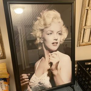 Framed Marilyn Monroe Poster